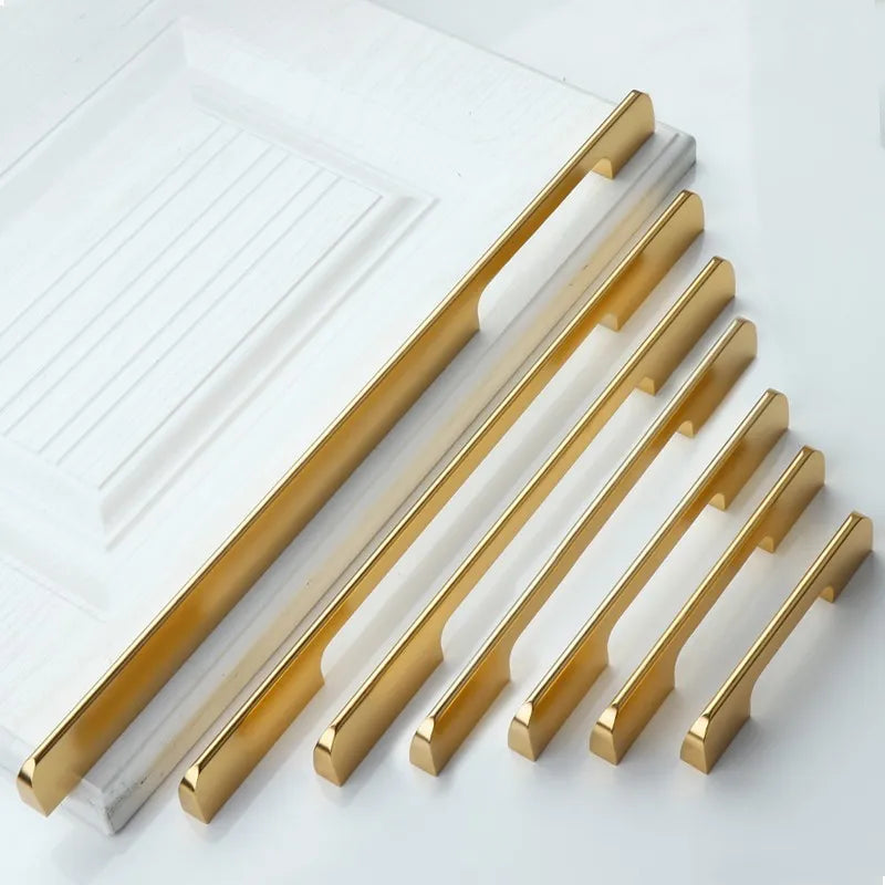 Dani Solid Aluminium Handles Black And Gold