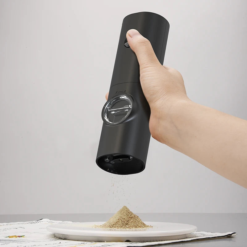 Electric Automatic Pepper Mill and Salt Grinder with LED Lights