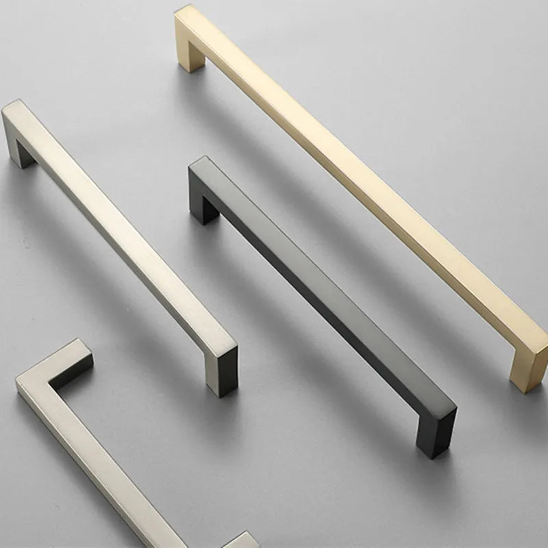 Echo 1 Door Handles Modern Style Straight Square Design