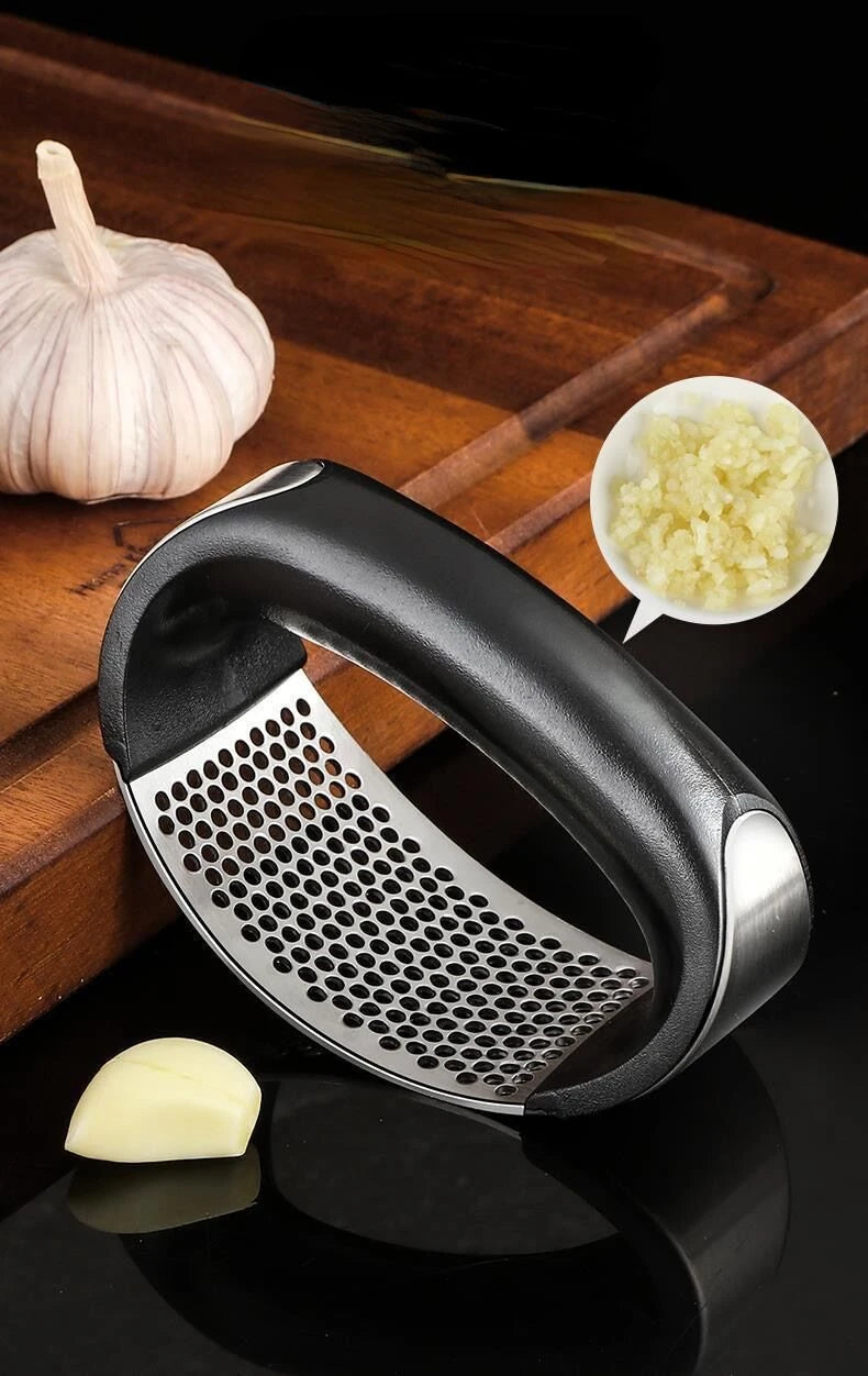 Stainless Steel Garlic Crusher