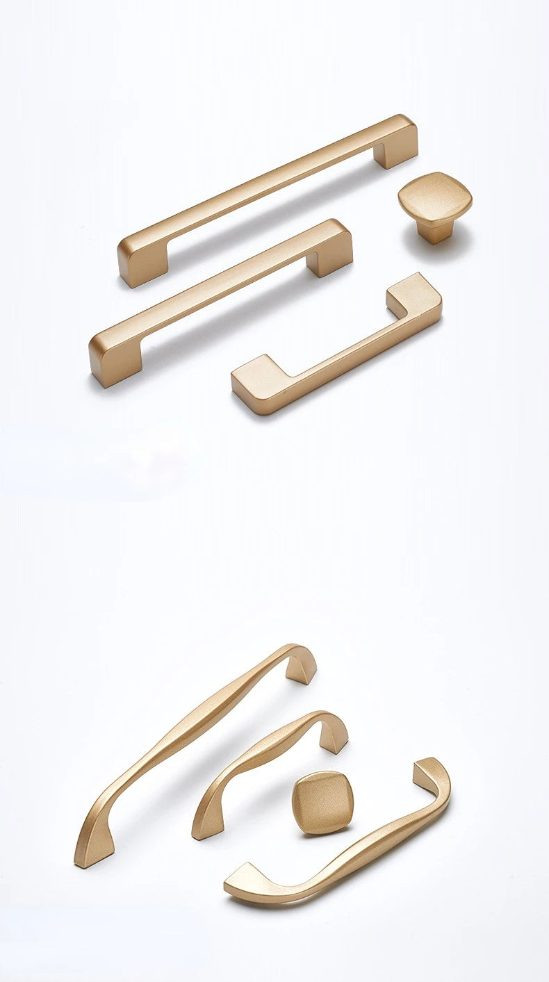 Sophia classic gold range of stunning kitchen handles and knobs