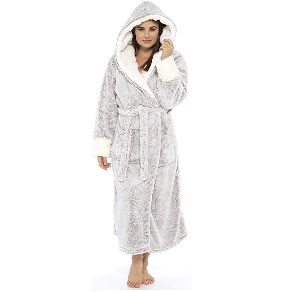 Fluffy Fleece Dressing Gown