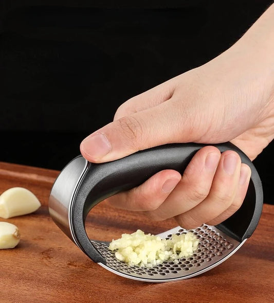 Stainless Steel Garlic Crusher