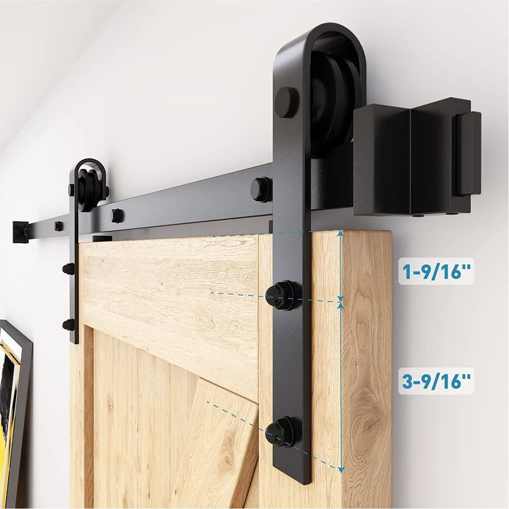 Sliding Barn Door Hardware Kit Including Track