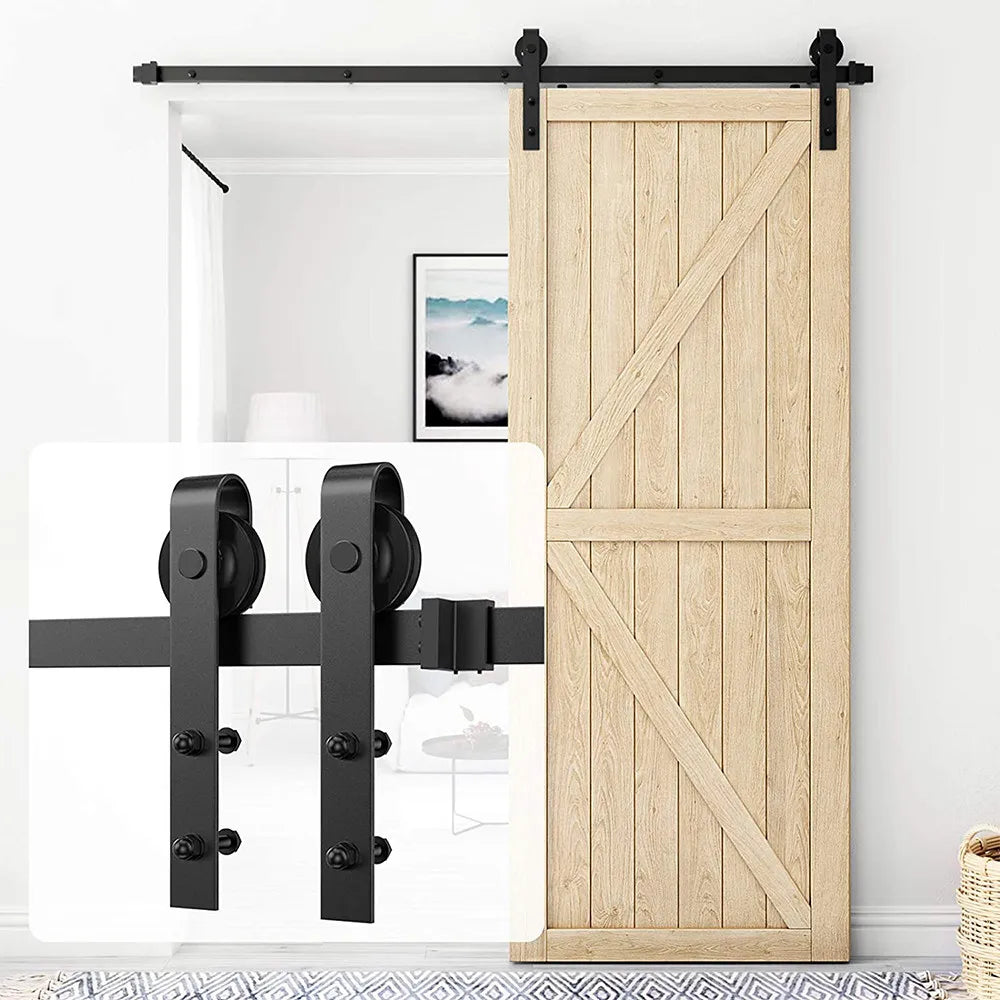 Sliding Barn Door Hardware Kit Including Track