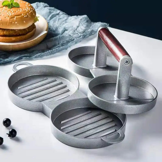 Hamburger Press, Non-Stick Burger Pres, Perfect Hamburger Mold Ideal for BBQ,Essential Kitchen & Grilling Accessories