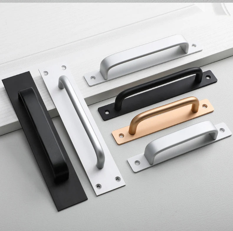 phoenix 96-128mm Kitchen Cabinet Door Handle Aluminium Black Gold And Silver