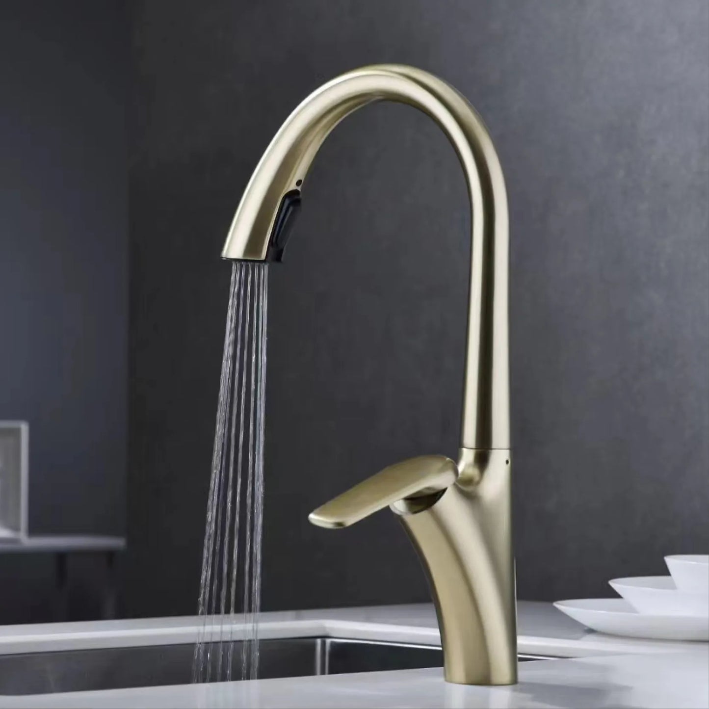 Adriana pull-out dual function Pull Out Kitchen Tap