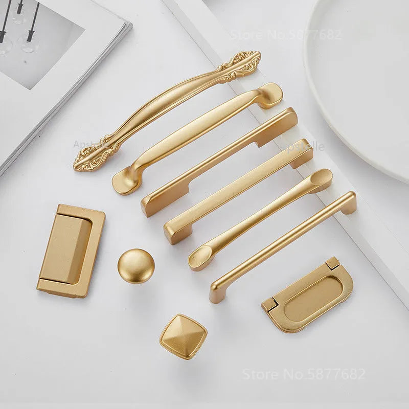 Sophia classic gold range of stunning kitchen handles and knobs