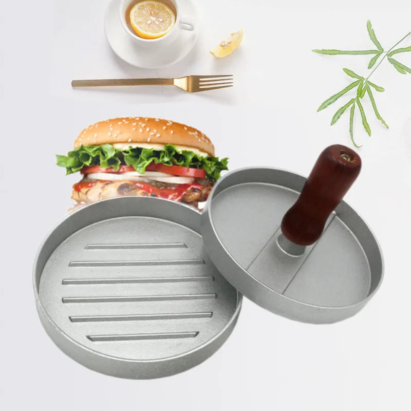 Hamburger Press, Non-Stick Burger Pres, Perfect Hamburger Mold Ideal for BBQ,Essential Kitchen & Grilling Accessories