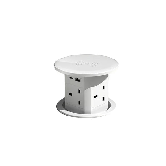 Automatic Pop Up Socket  UK Adapter USB Type-c Wireless Charge ,