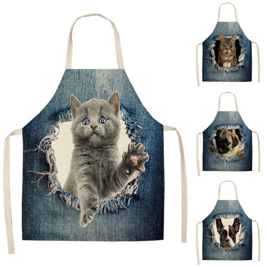 Bulldog Dachshund Kitchen Aprons Unisex