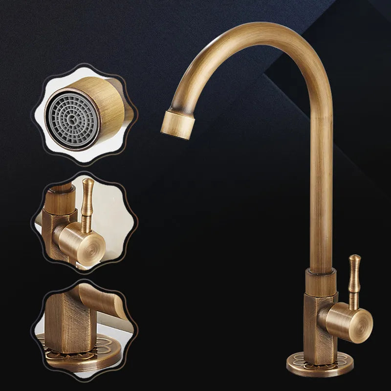 Alissa Quality Brass Brushed Mixer Tap