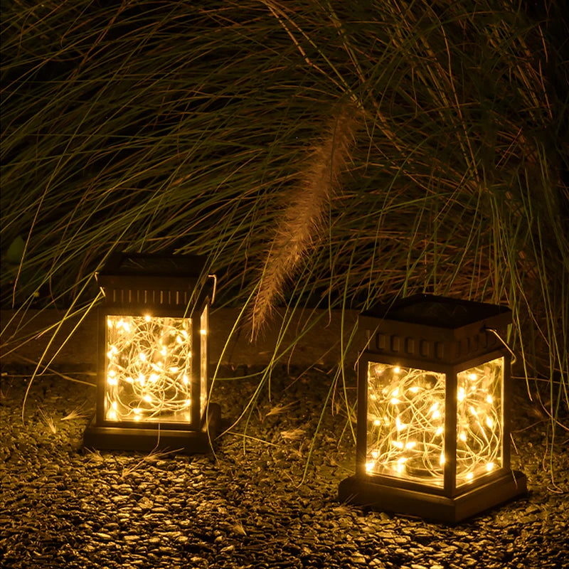 Outdoor Solar Lantern LED Light, Waterproof, Power Solar Lamp